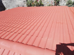 Photo de galerie - Mise en peinture d'une toiture