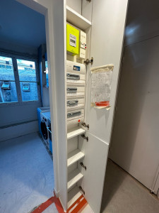 Photo de galerie - Rénovation électricité complète dans un appartement 