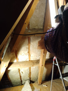 Photo de galerie - Aide a la pose d'isolation sur une extension 