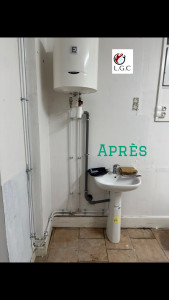 Photo de galerie - Installation d’un Ballon ecs et Lavabo 