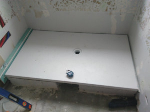 Photo de galerie - Installation d'un receveur douche 