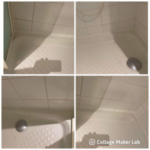 Photo de galerie - Réfection des joints dans un bac de douche 