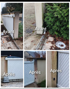 Photo de galerie - Installé motorisation portail complet