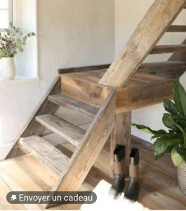 Photo de galerie - Escalier similaire réalisé dans un garage