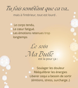 Photo de galerie - Soins ma bulle apaisement 