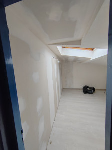 Photo de galerie - Reprise du placo plâtre 