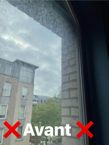 Photo de galerie - Nettoyage vitres avant 