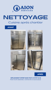 Photo de galerie - Nettoyage Après chantier d’une cuisine 