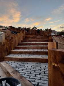 Photo de galerie - Relation escalier paysager 