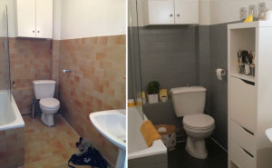 Photo de galerie - Installation d’une baignoire et remise en état du carrelage