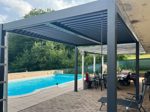 Photo de galerie - Pergola bioclimatique 