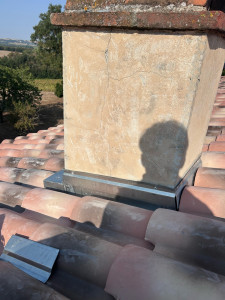 Photo de galerie - Entourage de cheminé en zinc