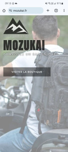 Photo de galerie - Création et référencement du site web www.mozukai.fr