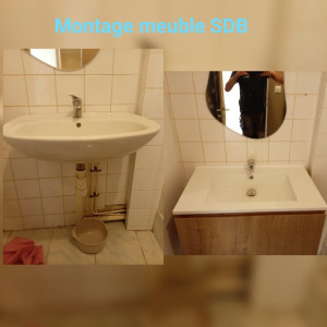 Photo de galerie - Modification totale d'un lavabo