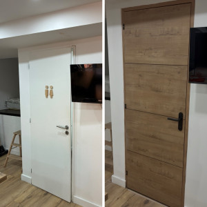 Photo de galerie - Remplacement d’une porte 