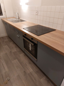 Photo de galerie - Pose cuisine terminée résultat parfait.