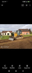 Photo de galerie - Nivellement terrain pour futur gazon