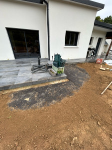 Photo de galerie - Bâchage pour massif 