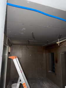 Photo de galerie - Pose plafond placo