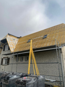 Photo de galerie - Changement de toiture complète 