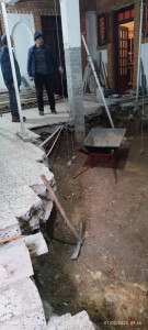 Photo de galerie - Renforcement piliers porteurs 