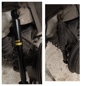 Photo de galerie - Remplacement amortisseur arrière 