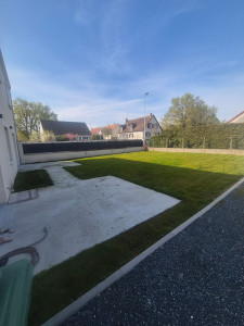 Photo de galerie - Creation de pelouse APRÈS 