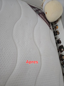 Photo de galerie - Matelas nettoyer en profondeur résultat après 
