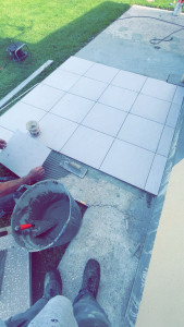 Photo de galerie - Terrasse carrelage 