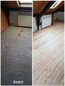 Photo de galerie - Restauration de plancher 