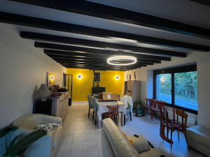 Photo de galerie - Mise en conformité de toutes l’installation électrique d’une : remplacement des anciennes prises, interrupteur, éclairage et la motorisation du portail.