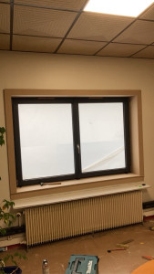 Photo de galerie - Pose menuiserie avec ébrasement 