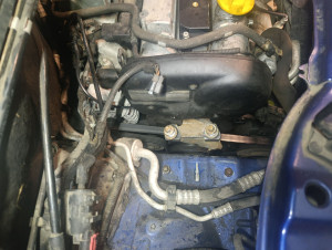 Photo de galerie - Remplacement du kit de distribution plus pompe à eau sur Opel Meriva 1.6L 16V