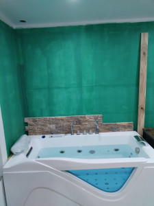 Photo de galerie - Pose de parement 