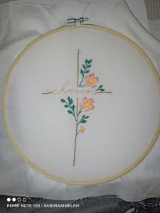 Photo de galerie - Broderie pour une amie 