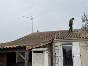 Photo de galerie - Nettoyage toiture 