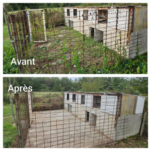 Photo de galerie - Nettoyage d'un poulailler 