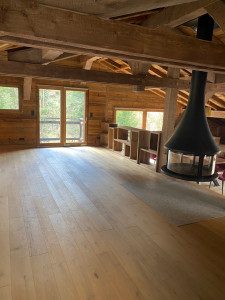 Photo de galerie - Nettoyage fin de chantier chalet chamonix