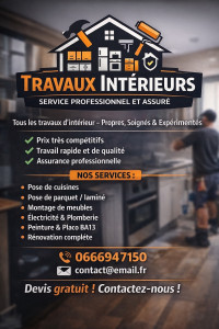 Photo de galerie - Tout les travaux intérieurs 