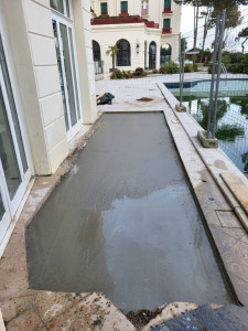 Photo de galerie - Coulage dalle beton 