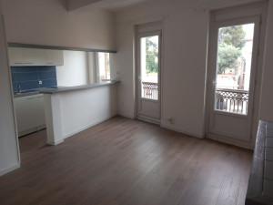 Photo de galerie - Renovation complete d un appartement
( sejour-cuisine)