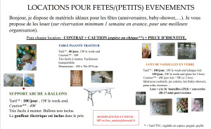 Photo de galerie - Matériel pour fêtes, évènements