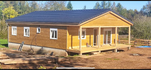 Photo de galerie - Construction maison en ossature bois 