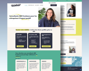 Photo de galerie - Création d'un site vitrine pour Mélodie Pauchet, consultant SEO