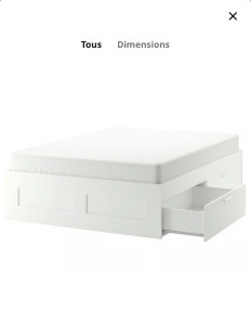 Photo de galerie - Montage lit IKEA Brimnes