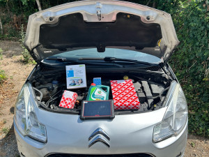 Photo de galerie - Entretien complet sur cette C3 1.4L hdi de 2012 (changement des 4 filtres + vidange moteur)