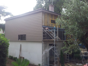 Photo de galerie - Isolation  thermique par l'extérieur (ITE -bardage Cédral)