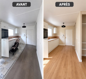 Photo de galerie - Pose de parquet - Revêtement de sol