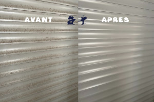 Photo de galerie - Nettoyage de volets roulants à Thouaré-sur-Loire