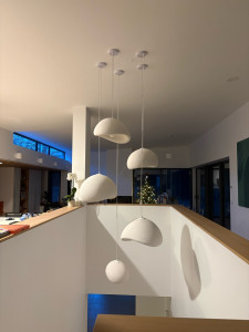 Photo de galerie - Pose de lustrerie 